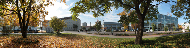 Campus der Otto-von-Guericke-Universität Magdeburg